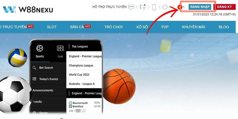 Đăng Nhập W88: Chi Tiết Cách Truy Cập An Toàn Và Tiện Lợi Người chơi cần truy cập vào link chơi chính thức của W88 để đăng nhập.