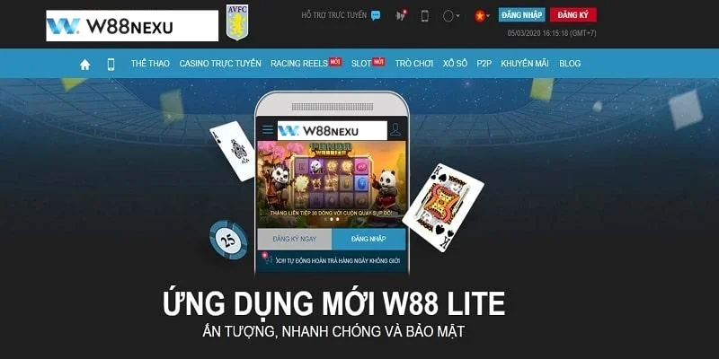 TẢI APP W88 App W88 mang đến kho game đỉnh cao, hấp dẫn.