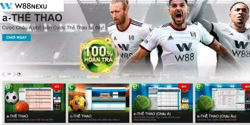 W88 – Link Nhà Cái W 88 Chính Thức Không Chặn 2025 Thể thao W88 gây ấn tượng với hàng nghìn kèo cược.
